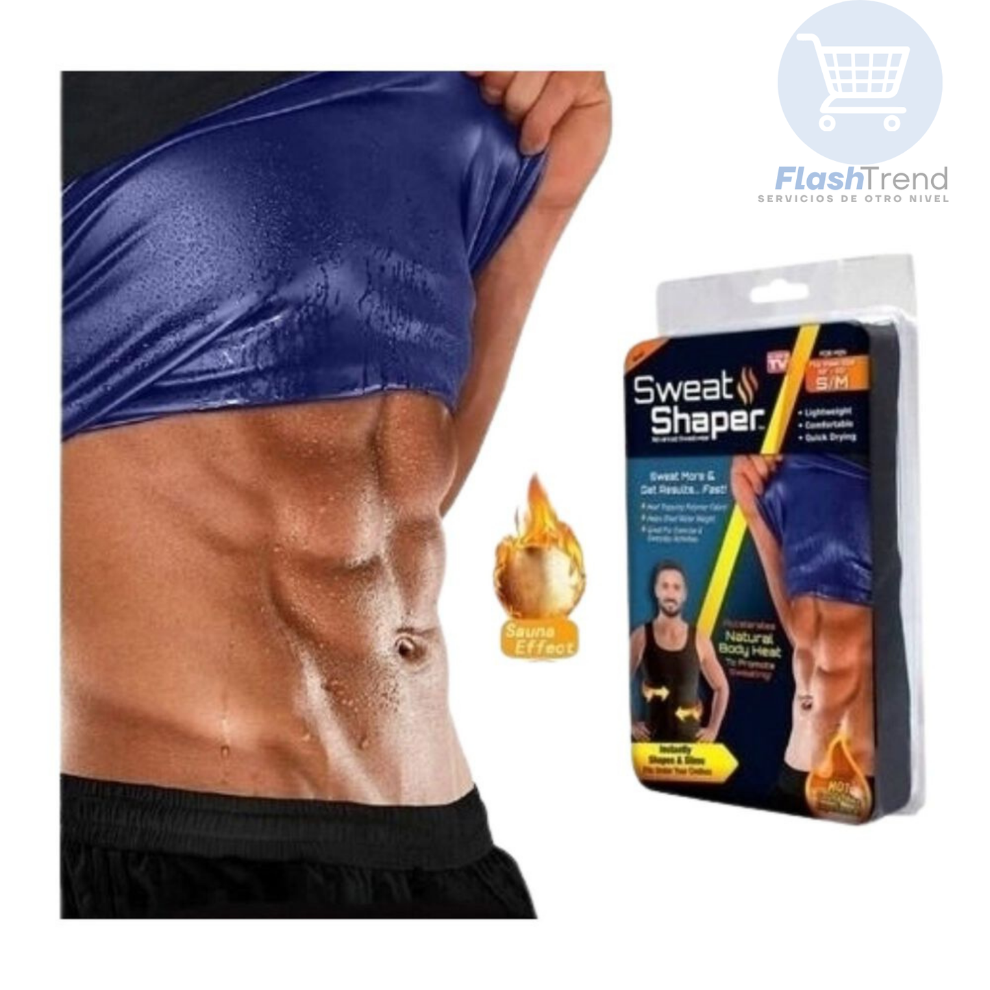 🔥 PowerFit Sauna™ - Faja Chaleco Sauna De Hombre Para Moldear Y Definir 🔥