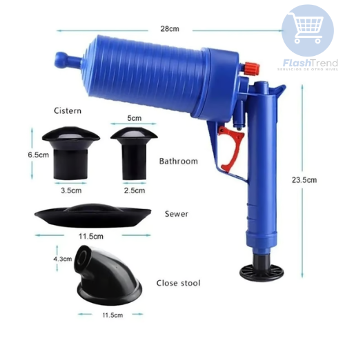 CleanJet™ Pistola Destapa WC