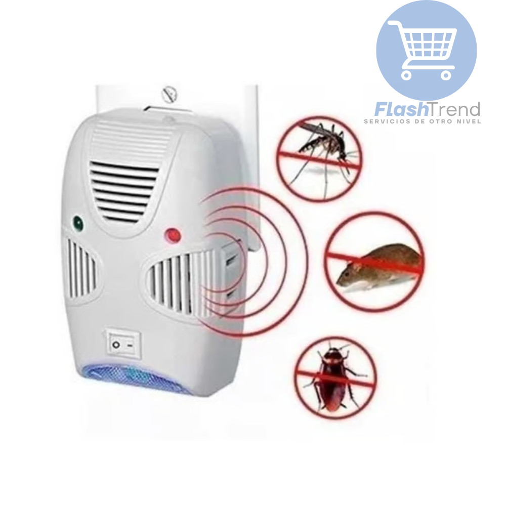 😍EcoRepel Pro™ Repelente Ultra Sonico Electrico🐭