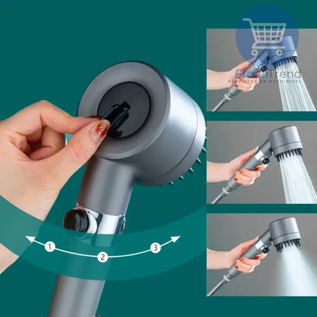 FlowMax™ Cabezal De Ducha Con Masajeador Pro