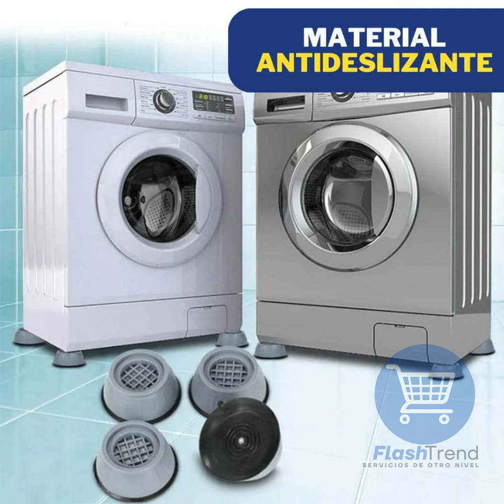 ⭐ WasherGrip™ Soporte Antideslizante Lavadora (4 Unidades)