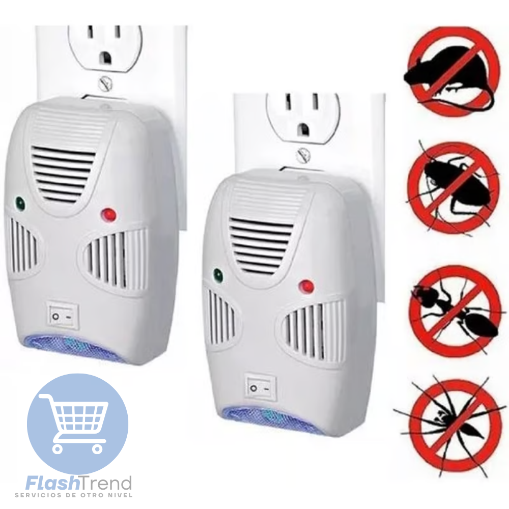 😍EcoRepel Pro™ Repelente Ultra Sonico Electrico🐭