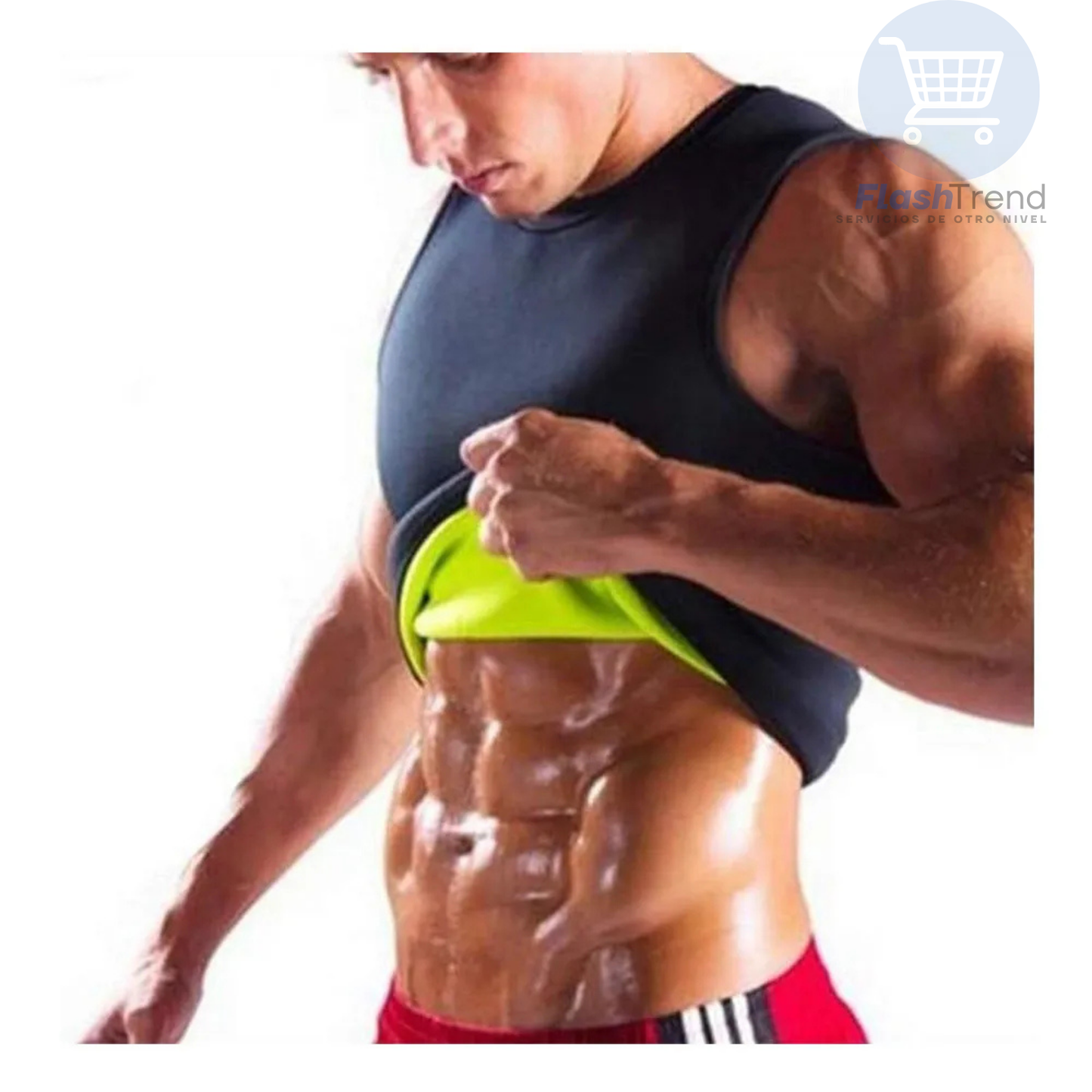 🔥 PowerFit Sauna™ - Faja Chaleco Sauna De Hombre Para Moldear Y Definir 🔥