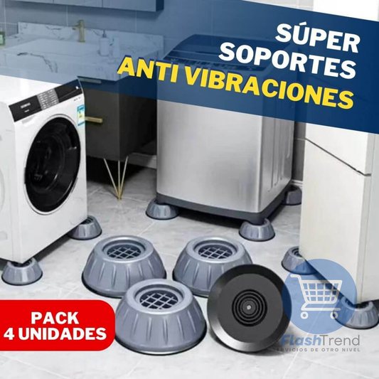 ⭐ WasherGrip™  Soporte Antideslizante Lavadora (4 Unidades)