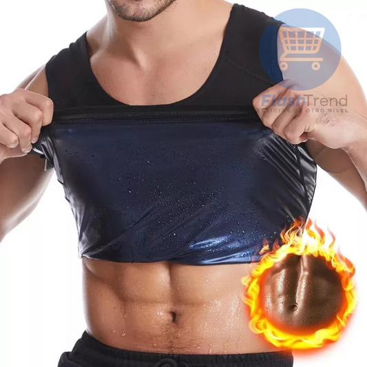 🔥 PowerFit Sauna™ - Faja Chaleco Sauna De Hombre Para Moldear Y Definir 🔥